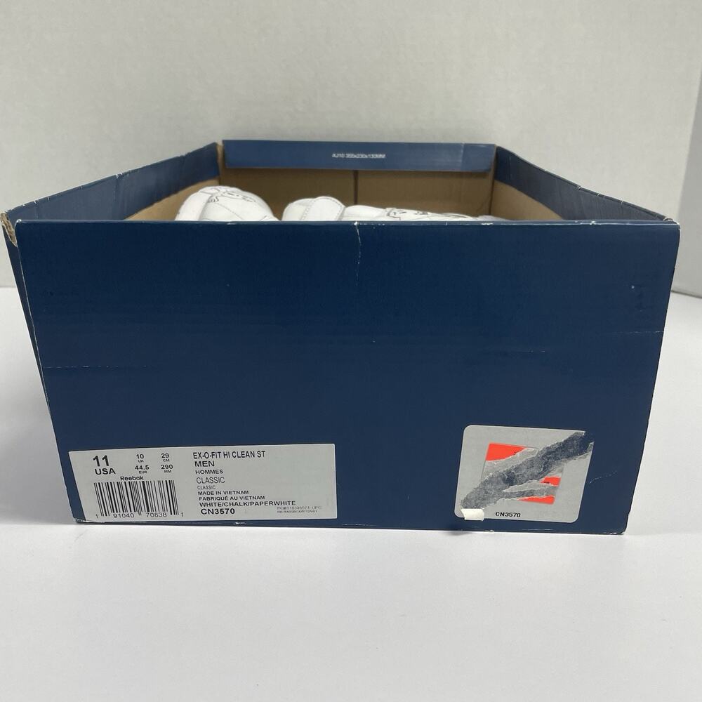 Reebok Ex-O-Fit Clean High SZ 11 White Bait Stranger Things Ghostbusters CN3570 - Picture 9 of 9